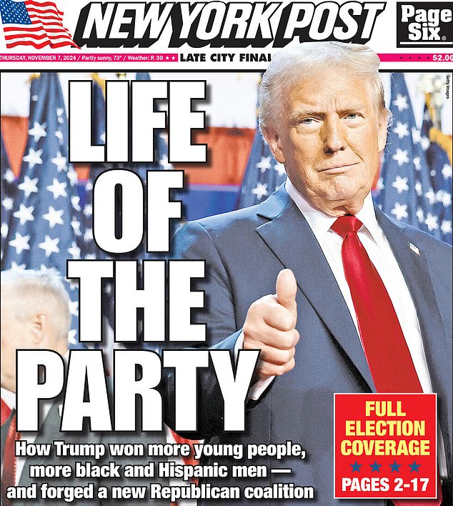 US: The New York Post called him the 