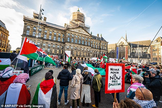 Protesters made their voices heard last week during a demonstration on Dam Square