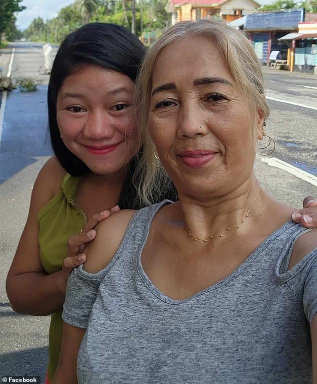 Mary Jane (pictured with her mother, Lucita) had four young children, ages 4 to 12