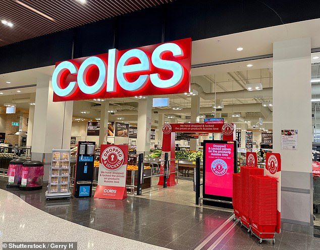 Some shoppers supported the move to ban the item from supermarkets, while others branded the decision an 'overreaction' (photo from a Coles store).