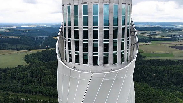 At 250 meters, the tower is the highest publicly accessible viewing platform in Germany