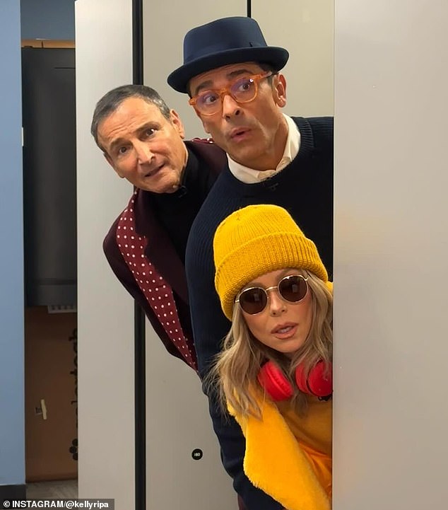 Kelly and her husband Mark Consuelos, 53, went out big for Halloween in a variety of looks, including dressing up as characters from Only Murders in the Building