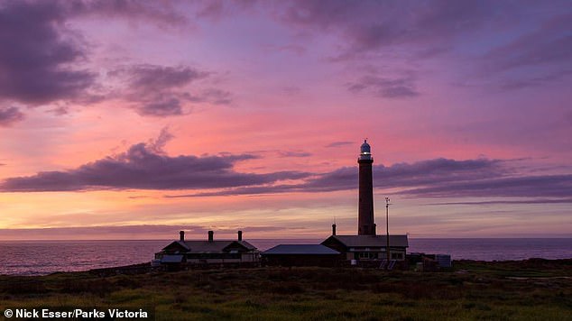 The Gabo Lighthouse (pictured) was built over 160 years ago and has connections to Scotland and the Highlands. Mr Duthie is now manager of the lighthouse and the island itself