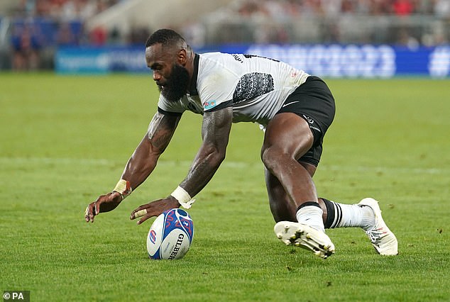 Had Semi Radradra not dropped a pass, Fiji would have won a hard-fought pool match