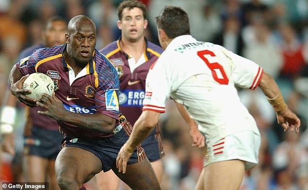 Sailor is a dual-code international but is best known for his time spent at the Brisbane Broncos (pictured), where he made 189 appearances