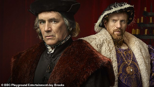 Mark Rylance as Thomas Cromwell and Damian Lewis as Henry VIII in the new Wolf Hall