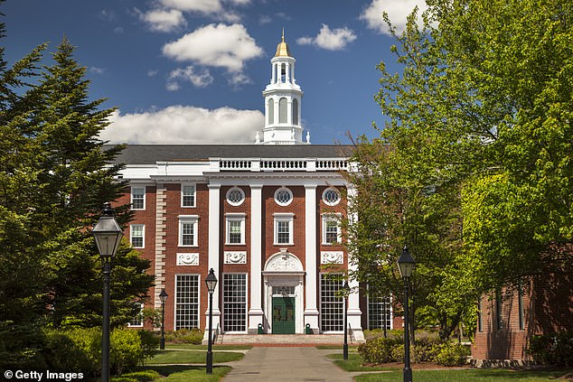 Ivy League schools Harvard University and the University of Pennsylvania both told students they could take the day off in the wake of Trump's victory on Election Day (Photo: Harvard Business school building in Cambridge Massachusetts)