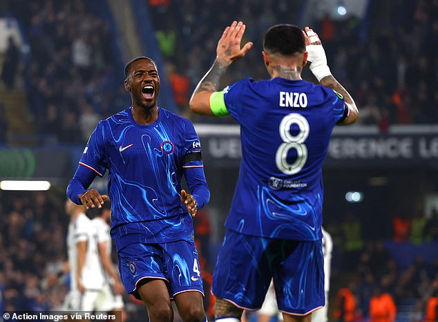 He set up Tosin Adarabioyo (left) for the first goal before providing two more assists for Joao Feliz