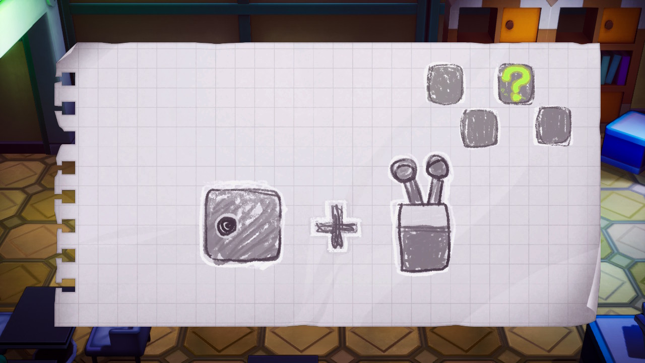 A screenshot from Mario & Luigi: Brothership, with a puzzle hint