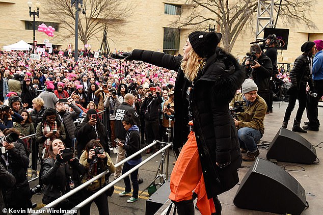 The self-made superstar added, “Yes, I've thought a lot about blowing up the White House, but I know it won't change anything. We cannot fall into despair.”