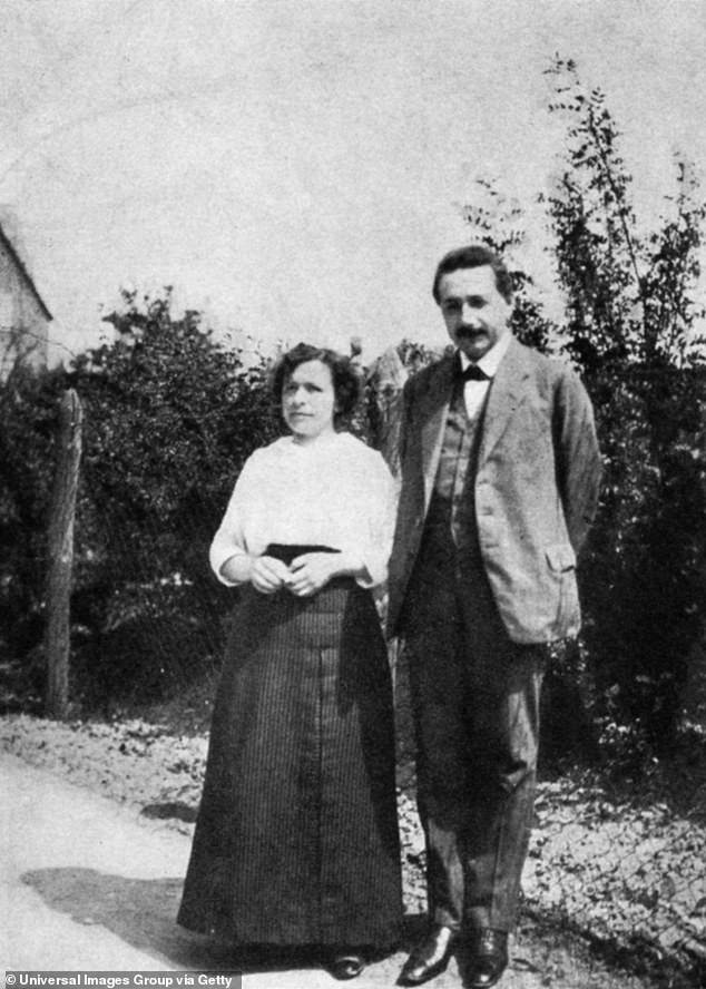 In April 1901, he told Mileva (pictured, left) of his excitement about her upcoming visit to Lake Como, writing suggestively, 