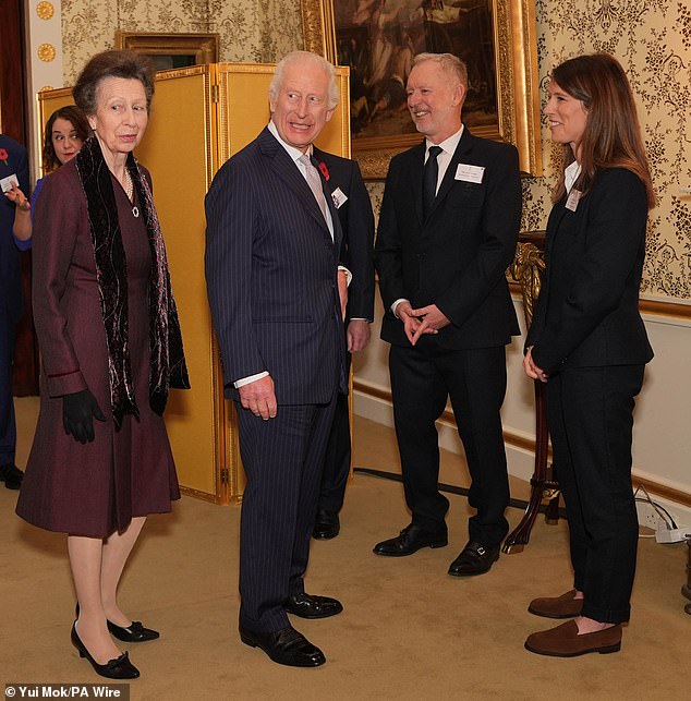 King Charles and Princess Anne attend a reception for the medalists of the 2024 Olympic and Paralympic Games in Paris