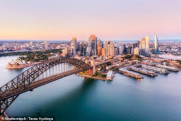 The unnerving note, which was left in letterboxes across Western Sydney all week, urged residents not to travel to the city.