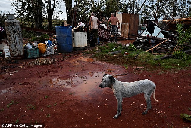 The National Hurricane Center said there is 'above average uncertainty in Rafael's future track'