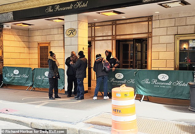 Migrants have often been herded to the Roosevelt Hotel in Manhattan during the crisis