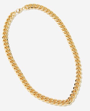 While adding a necklace can enhance an outfit or balance your body shape, a chunky chain necklace often feels more appropriate for older women because of its boldness.