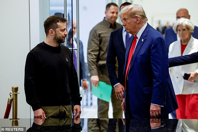 Trump and Ukrainian President Volodymyr Zelenskiy meet at Trump Tower in New York City, USA, September 27, 2024