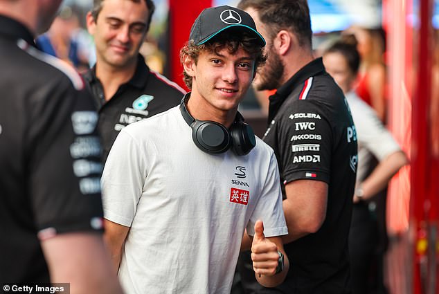 He will be replaced at Mercedes by 18-year-old Andrea Kimi Antonelli (photo), who will become the partner of 26-year-old George Russell