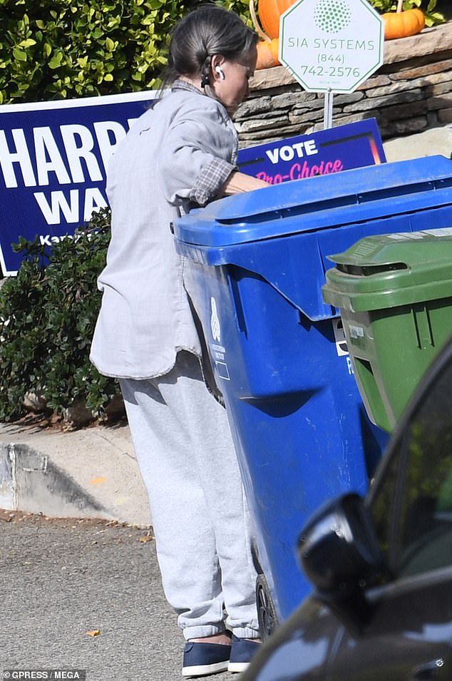 Field dropped her signs during Trump's victory