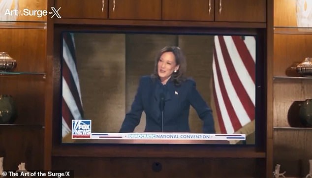 Team Trump watched Kamala Harris deliver her DNC speech in August