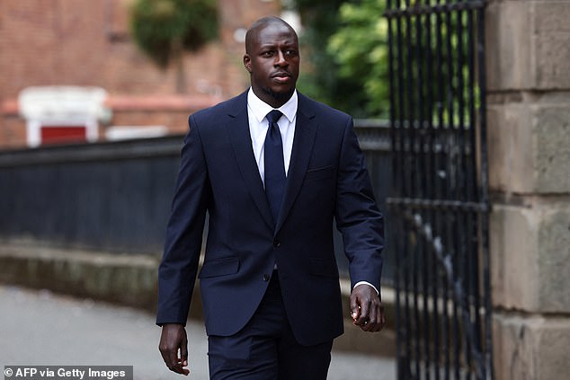 Mendy (pictured) was also acquitted and won his legal battle against former club City for the majority of his £11 million in unpaid wages while suspended.