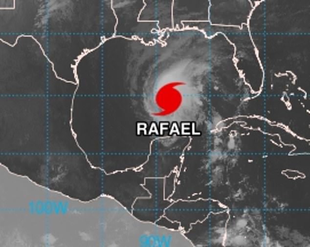 The storm's path was very unpredictable, but NHC believes it will move closer to Texas and then follow a sharp path south toward Mexico.