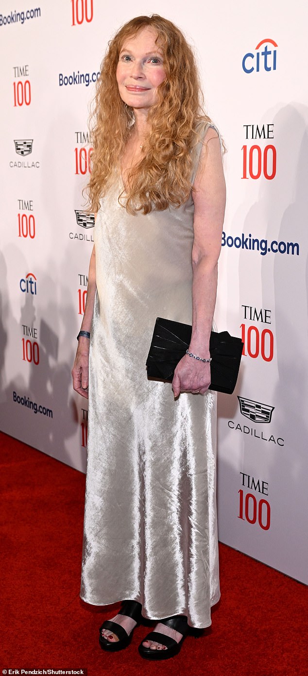 Mia, who at 79 has now enjoyed stardom for more than half a century, was pictured at last year's Time 100 Gala in New York City