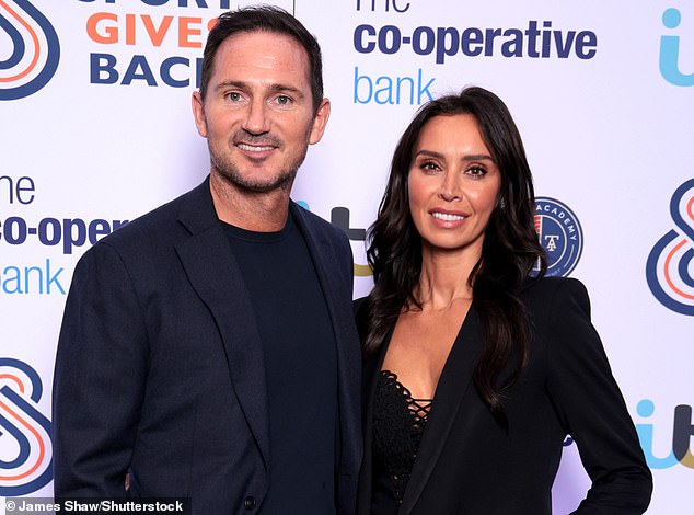 Lampard, pictured with his wife Christine, has led on three sides but has struggled to find a solution