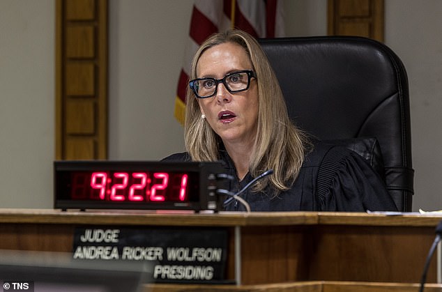 The exchanges revealed that Miller was attempting to oust the current judge appointed to Smith's case, Circuit Judge Andrea Ricker Wolfson (photo)