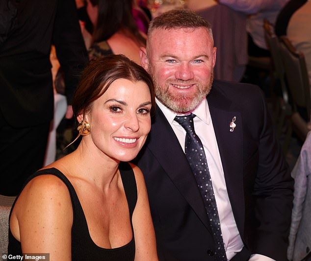 The couple - who have been married for 16 years - have been dogged by reports of Wayne's infidelity during his football career, with him previously apologizing for visiting brothels (pictured last month)