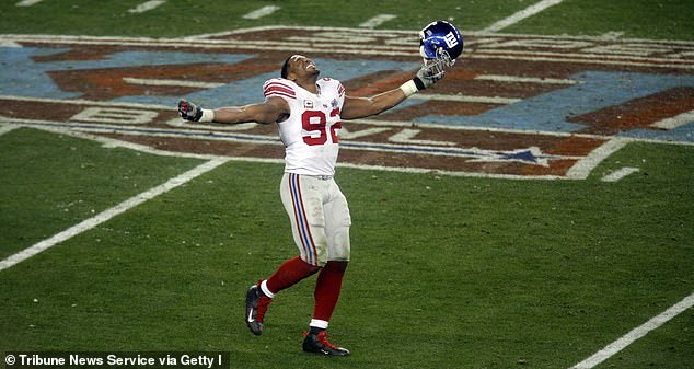 Strahan helped the Giants win the Super Bowl in 2008 against Tom Brady and the Patriots