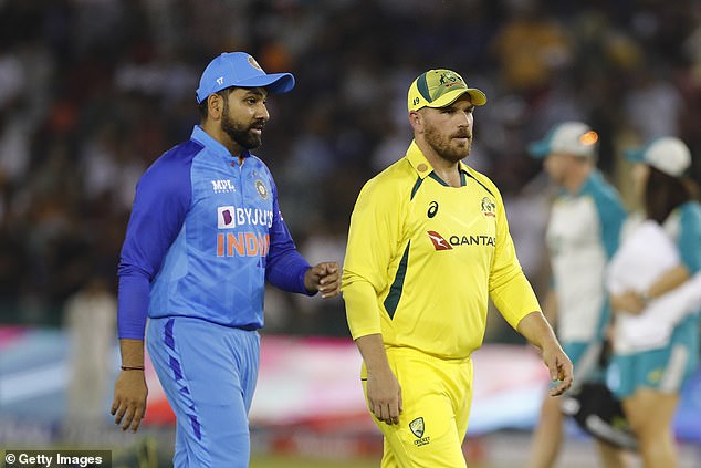 Ex-Aussie T20I captain Aaron Finch (right) has meanwhile come out to defend Sharma's position