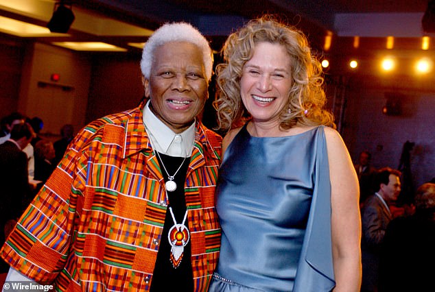 Ella Jenkins and Carole King at the 46th Annual GRAMMY Awards in 2004