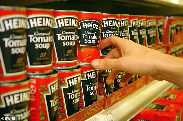 Canned Heinz Canned Cream of Tomato Soup contains 89 percent tomatoes and modified cornstarch, dried skimmed milk, milk proteins and citric acid, meaning it has a UPF rating