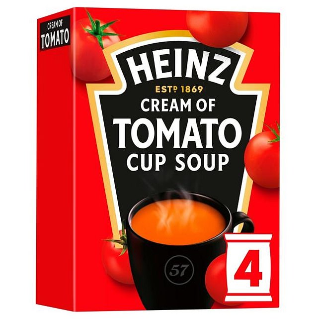 Tomatoes make up 36 percent of the contents of a sachet, but next on the list is sugar, followed by modified potato starch, corn syrup, whey powder and beetroot powder.