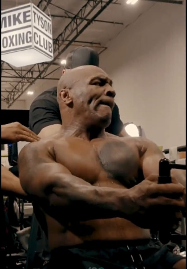 Tyson revealed he trained six hours a day in preparation for the fight