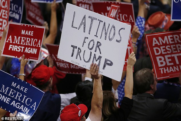 Hispanics were also a key group that handed the White House to Trump