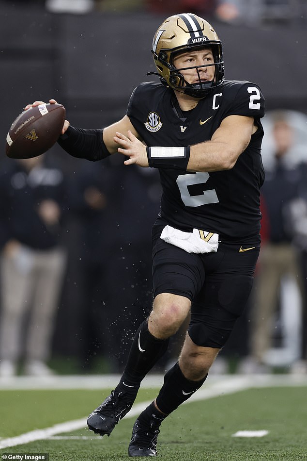 The 23-year-old transferred to Vanderbilt from New Mexico State University last year and this is his first year playing for the elite school