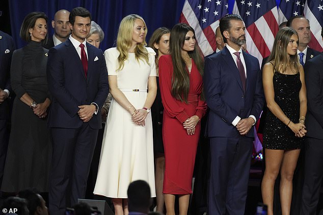 The 17-year-old took center stage alongside her family as Trump accepted his victory in the 2024 presidential election against Vice President Kamala Harris