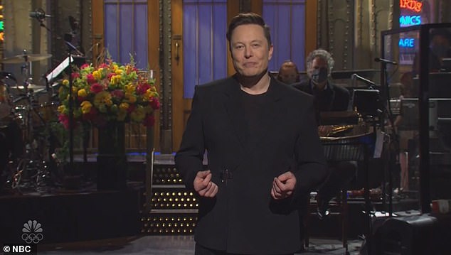 Elon Musk, 53, was critical of Saturday Night Live's portrayal of him through Dana Carvey, 69, in NBC's first episode since Donald Trump's election victory. Pictured on October 16 in Pennsylvania, campaigning for Trump