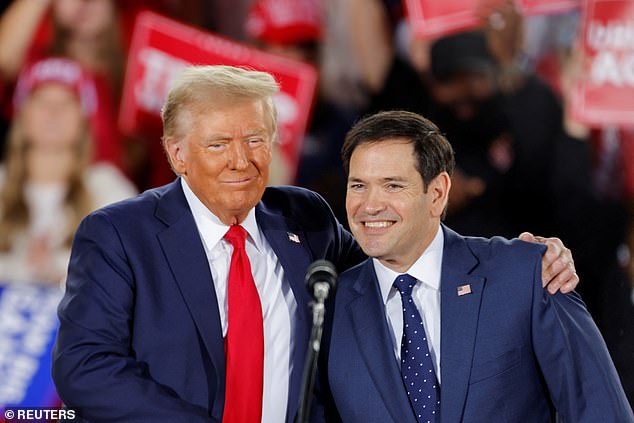 Rubio unsuccessfully ran for president against Trump in 2016 in a crowded field of Republican hopefuls