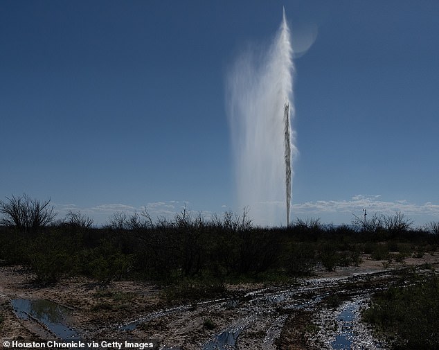 The Toyah well, for example, is 11,000 feet deep and was drilled in 1961 by El Paso Gas Company. It had been inactive for decades.