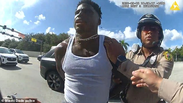 Hill was detained outside Hard Rock Stadium prior to the Dolphin's Opening Day game