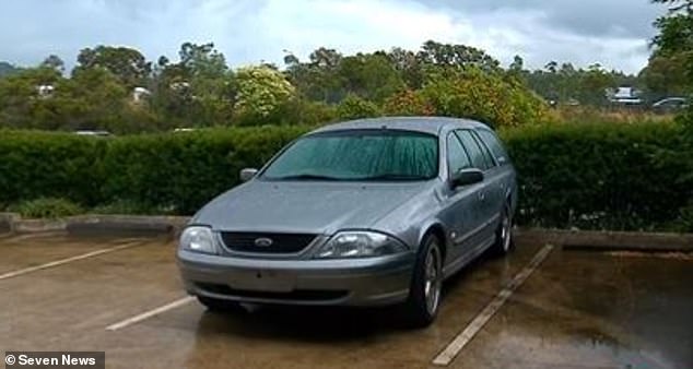 The man had tried to sell his gray Ford Falcon station wagon (pictured) to an online buyer