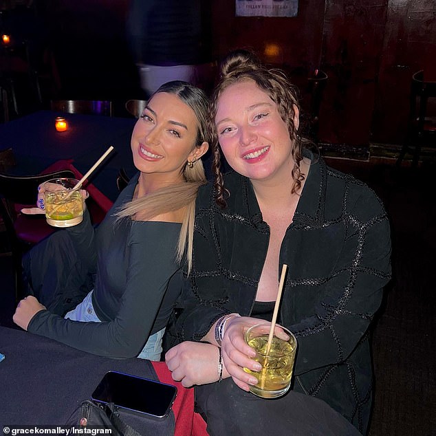 Brianna (L) claimed the song was written about her friend and co-host Grace O'Malley (R). Dave Portnoy previously made the claim on his Zach-bashing diss track Country Diddy