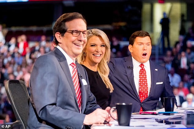 Over the years, he has won major awards for his hard work in the industry, including three Emmys. (Photo: Wallace with Megyn Kelly and Bret Baier in 2015)