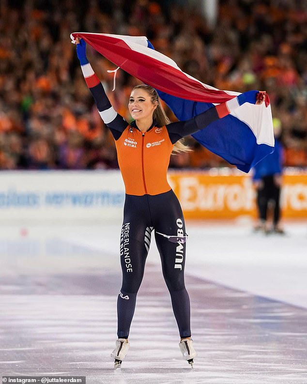 Leerdham is a speed skating champion and won Olympic silver at the 2022 Winter Games