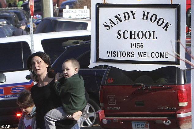 Jones said the 2012 shooting that left 20 first-graders and six teachers dead in Newtown, Connecticut, was a hoax staged by crisis actors to encourage more gun control.