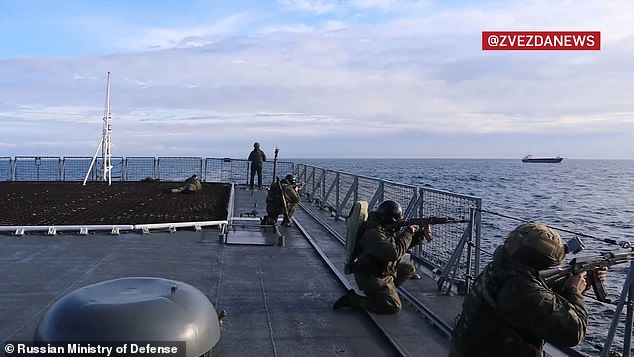 Previously, the warship had conducted exercises in the Barents Sea, the Norwegian Sea and the North Sea, and covered 1,500 nautical miles on its first major mission