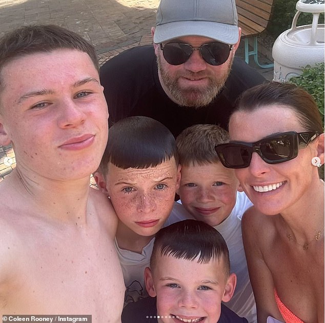 Coleen, who admitted she was keen to leave her four sons behind, shared the huge list of instructions she has left behind those caring for her children and admitted it takes a 'village'.